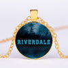 Riverdale Necklace Personalized Photo Glass Silver Long Chain Lovers Necklaces Pendants Women Men Jewelry Metal Key Chain F289