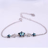 Fashion Bracelet Hot Wedding Female Crystal Bracelets For Women Luxury Temperament 925 Sterling Silver Fine Jewelry Gift