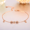 Women Slave Charms Bracelet Fashion Jewelry Wholesale 18K Rose Gold Color Round Chinese Coin Bracelet For Women