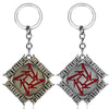 Rock Music Band Key Chain Metallicas-Letter Metal Alloy Key Ring  Trendy Keyring Llavero Car Keychain Accessories
