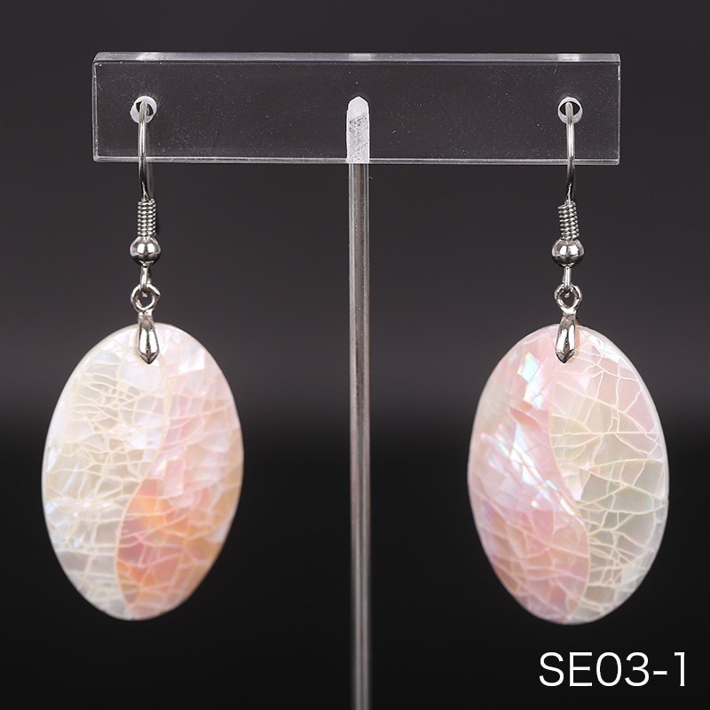 Romantic Silver Earrings For Women Trend Painted Shells For Fashion Woman Earrings Silver 925 Jewelry jewelry Genuine