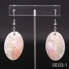 Romantic Silver Earrings For Women Trend Painted Shells For Fashion Woman Earrings Silver 925 Jewelry jewelry Genuine
