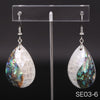 Romantic Silver Earrings For Women Trend Painted Shells For Fashion Woman Earrings Silver 925 Jewelry jewelry Genuine