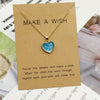Romantic Sweet Cute Colorful Heart Shape Pendant Link Chain Necklaces for Women Girls Wedding Engagement Accessories Jewelry