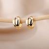 Romantic Zircon Hoop Earrings For Women Stainless Steel Gold Color Earrings 2023 Trend Korean Jewerly pendientes mujer