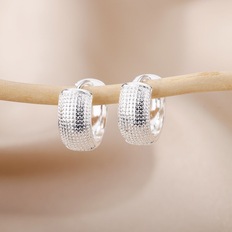 Romantic Zircon Hoop Earrings For Women Stainless Steel Gold Color Earrings 2023 Trend Korean Jewerly pendientes mujer