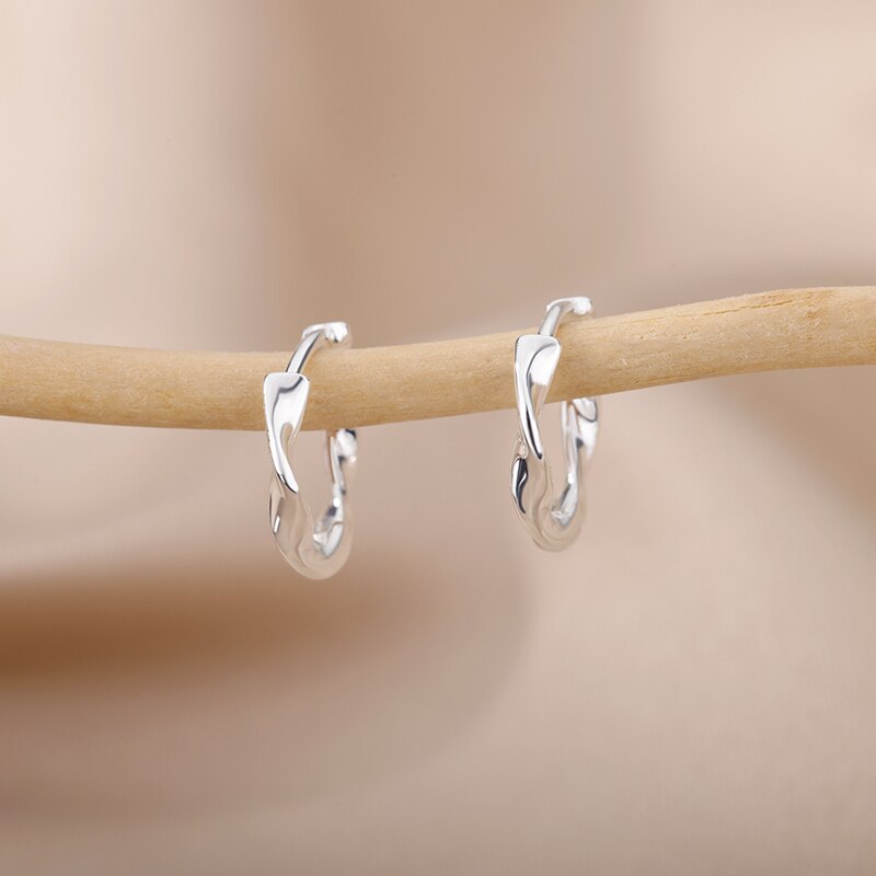 Romantic Zircon Hoop Earrings For Women Stainless Steel Gold Color Earrings 2023 Trend Korean Jewerly pendientes mujer
