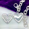 Romantic heart Photo frame pattern 925 sterling silver Bracelet for woman fine jewelry wedding accessories party gifts