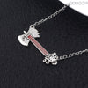 Rongji jewelry Adventure Times  Marceline Axe Bass necklace pendant Mountain charms cosplay men and women zinc alloy