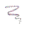 Rosary Necklace Church Blessed Colorful Clay Prayer Beads Chain Crucifix Cross Pendant Our Lady Medal Baptism Communion Chaplet