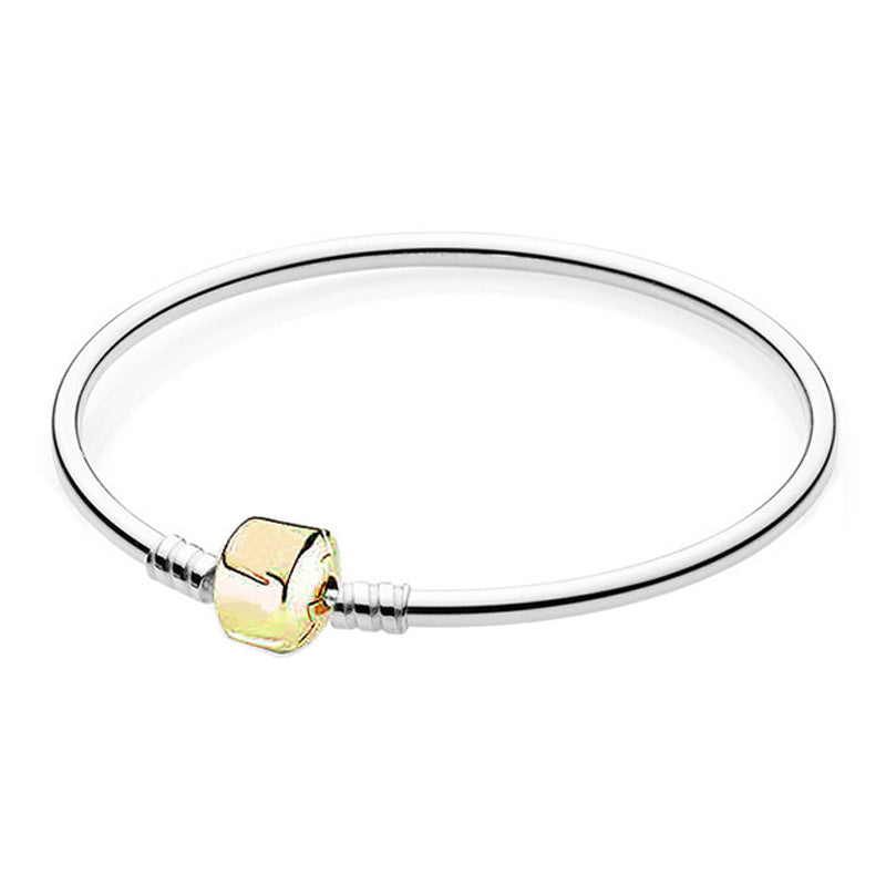 Pandora Moments Sparkling Crown O Snake Chain Bracelet | Gold plated |  Pandora US