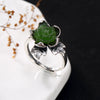 Rose Real Women Jasper Wedding Anel Feminino 2020 New S925 Pure Natural Hetian Roses Open Wholesale Sterling Thai Female Ring