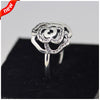 Rose Rings 100% 925 Sterling Silver Jewelry for Women
