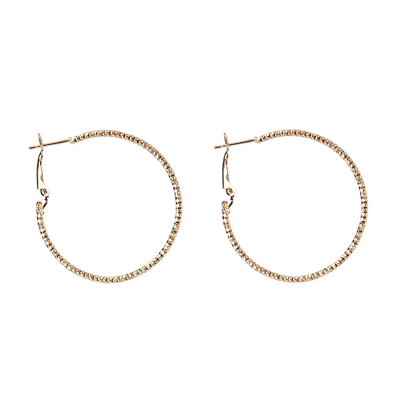 Rose gold hoop earrings Oorebllen new korean earrings fashion jewelry 2020 luxury women charms for jewelry making frida kahlo