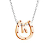 Rosegold Letter Necklace Stainless steel 2022 Birthday Gift For Girl Women