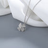 Rotating Windmill Necklace Temperament Simple Cold Wind Flash Diamond Snowflake Clavicle Chain Necklace