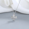 Rotating Windmill Necklace Temperament Simple Cold Wind Flash Snowflake Clavicle Chain Necklace