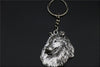 Rough Collie dog necklace  Handmade keychain  Embossed  pendant jewelry golden colors plated fast delivery