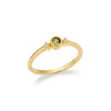 Round Cubic Zirconia Rings For Women Crystal Gold Color Birthstone Ring Wedding Couple Jewelry Birthday Gift anillos