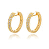 Round Hoop Earrings For Women Stainless Steel Earrings 2023 Trend Aesthetic Wedding Band Couple Jewelry Gift brincos feminino