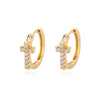 Round Hoop Earrings For Women Stainless Steel Earrings 2023 Trend Aesthetic Wedding Band Couple Jewelry Gift brincos feminino
