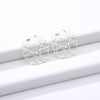 Round Irregular Flower Hoop Earrings Boucle D'oreille Femme 2023 Earrings Jewelry Stainless Steel Boho Accessories Mujer