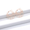 Round Irregular Flower Hoop Earrings Boucle D'oreille Femme 2023 Earrings Jewelry Stainless Steel Boho Accessories Mujer