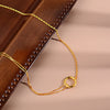 Round Ring Asymmetry Chain Gold Necklace For Women Korean Jewelry Accessories  Items GaaBou Jewellery