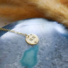 Round Stars Pendant Necklace for Women Stainless Steel Angel Number Necklaces Lucky Meaningful Digital Jewelry collares mujer