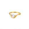 Round Zircon Rings for Women Stainless Steel Gold Color Couple Ring 2023 Trend  Wedding Aesthetic Jewelry anillos