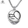 Essential Oil Diffuser Perfume Pendant Necklaces with Foam Or So Apart Love Heart Necklace for Charming Women Jewelry