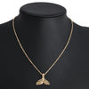 RscvonM Ethnic Whale Tail Pendant Necklace for Women Lovely Mermaid Tail Choker Necklace Mermaid Long Chain Necklace collier