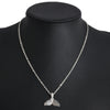 RscvonM Ethnic Whale Tail Pendant Necklace for Women Lovely Mermaid Tail Choker Necklace Mermaid Long Chain Necklace collier