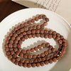 Rudraksha Ethnic Vajra Bodhi Beads For Making Bracelet Accessories Meditation Mala Prayer Tibetan Buddhism 108pcs/Set
