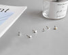6 pics/set Asymmetrical Small 925 Sterling Silver Stud Earrings for Women Men Korean Fashion Earring Jewelry YEA097