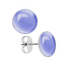 8 Color Minima Round Cat's Eye Stone Opal Earrings 925 Sterling Silver Stud Earrings for Women   YEA232