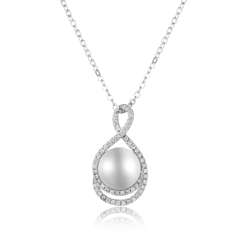 CZ Long Chain 925 Sterling Silver Twilight Opal Pendant Necklace for Women Girls Wedding Accessories Drop Shipping YNC016