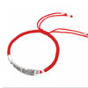 Fish 925 Sterling Silver Woman Bracelets Lucky Red Rope Chain Bracelet for Men Women Children's Amulet Jewelry YBR062