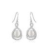 Ladies 925 Sterling Silver Hanging Earrings 2020 Opal Long Drop Earring for Women High Quality Wedding Jewelry YEA032