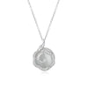Luxury CZ Chain 925 Sterling Silver Big Opal Pendant Necklace for Women Ladies Wedding Accessories Drop Shipping YNC015
