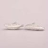 Newest 925 Sterling Silver Women's Jewelry Fashion Tiny 4mmX13mm Feather Stud Earrings Gift For Girls Kids Lady YEA155