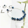 Radiation Protection Natural Blue Stone Tiger's Eye Bracelet Ladies 100% 925 Sterling Silver Woman Bracelets Gift YBR072