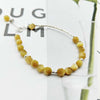 Radiation Protection Natural Stone Gold Tiger's Eye Bracelet Ladies 100% 925 Sterling Silver Woman Bracelets Gift YBR073