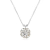 Suspension 925 Sterling Silver Pendant Necklace for Women Long Chain Luxury Clear CZ Wedding Jewelry Accessories YNC036