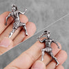 Runner Fitness Bodybuilding Men Necklaces Pendants Chain for Boyfriend Male Stainless Steel Jewelry Creativity Gift