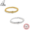 S'STEEL Designer Cauliflower Chain Rings Sterling Silver 925 For Women Minimalist Geometric Gold Ring 2021 Trend Fine Jewellery