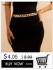 IngeSight.Z Punk Plastic Chunky Thick Miami Curb Chain Body Chain Women Gold Color Sexy Harness Waist Belly Chain Belt Jewelry