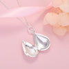 925 Stamped silver romantic water drop photo frame pendant Necklace For Women fine Wedding Party Jewelry birthday gifts