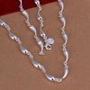 925 sterling silver drop chain Necklace cute for women jewelry designer wedding engagement gifts 45cm Nice Party hot