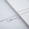 925 Silver necklace chain Fine clavicle chain silver plated box chain female clavicle snake bones chain
